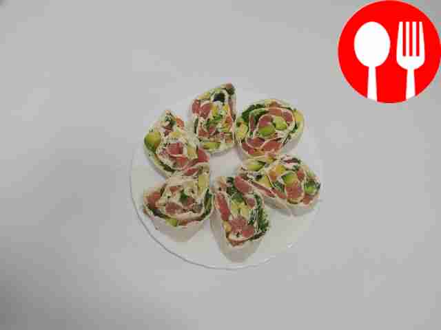 Tender roll with curd cheese