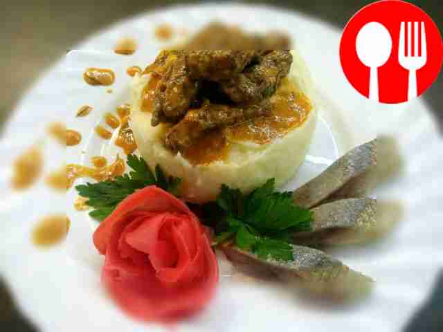 Classic beef stroganoff