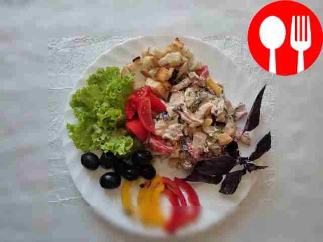 Оригинальный салат «Гаспачо»