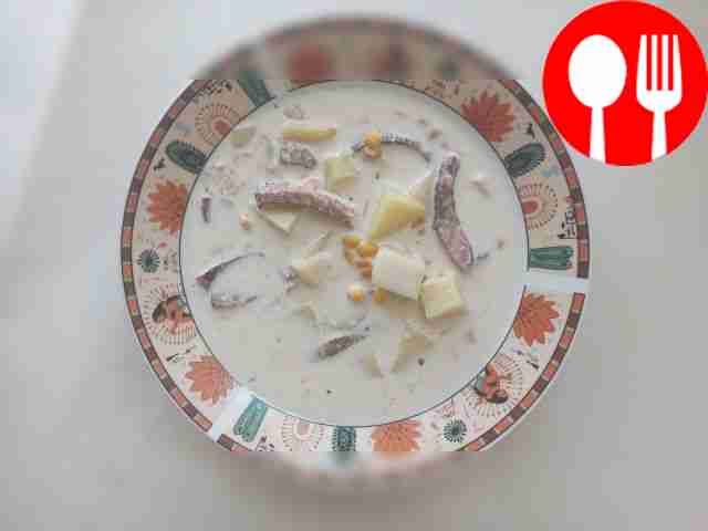 Нежный молочный суп с картошкой