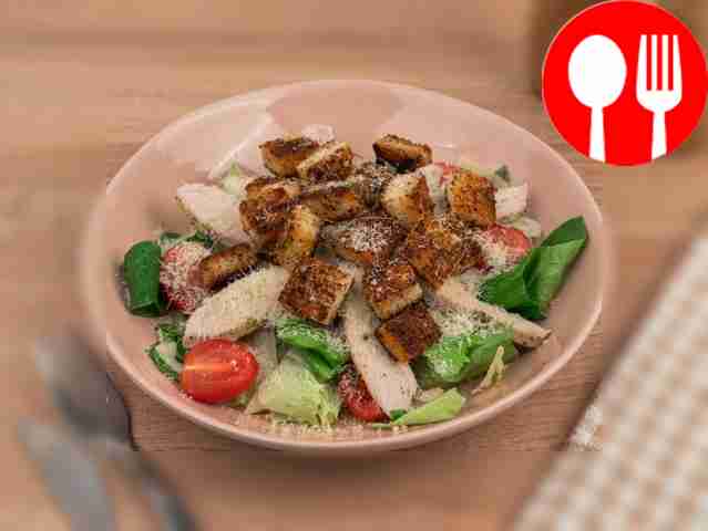 It's best to add croutons to a finished dish,...