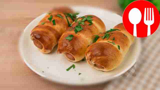 Сосиски в тесте на кефире Sausages in kefir dough