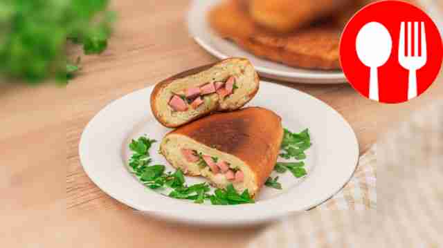 Пирожки с сосисками Sausage pies