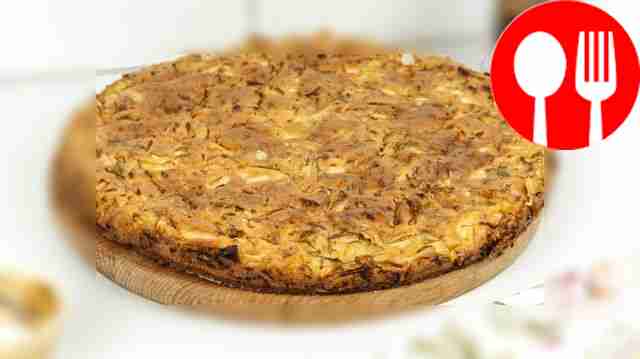 Капустный пирог на сметане