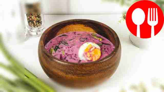 Beetroot soup without meat