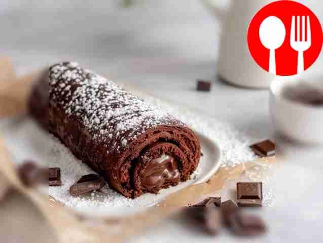 Swiss chocolate roll