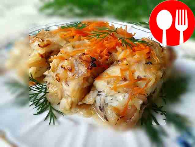 Light baked cod steak with mayonnaise