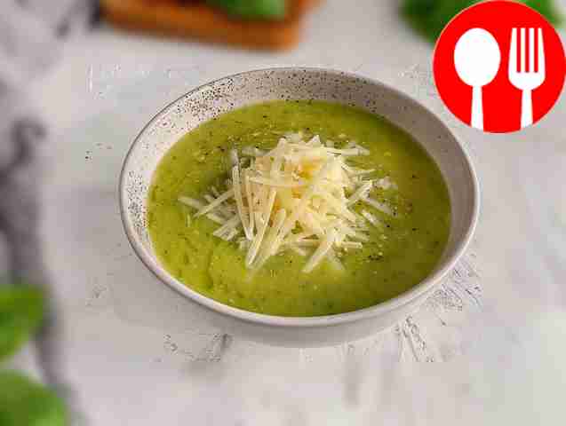 Fresh green gazpacho
