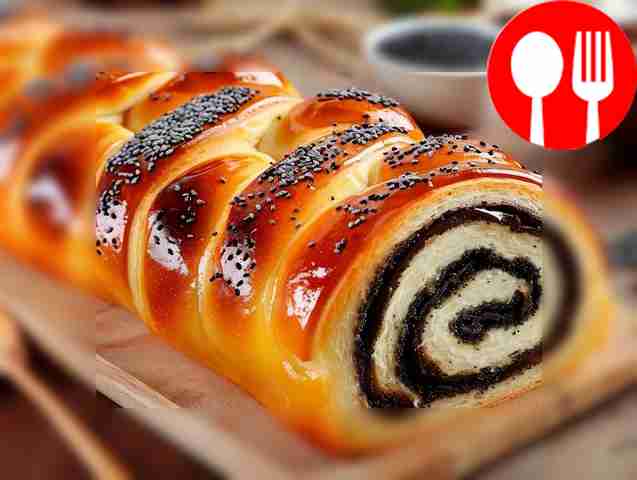 Домашний рулет с маком