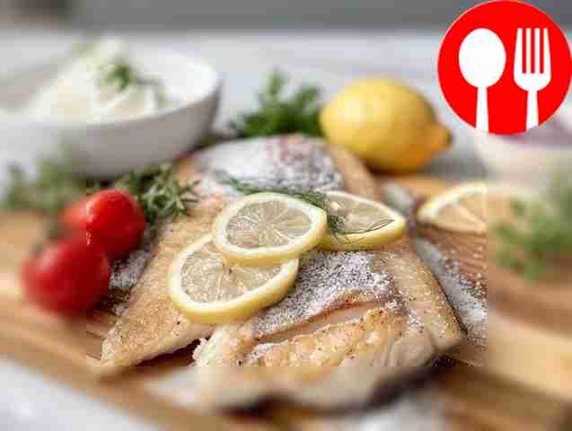 Quick sea bass steak