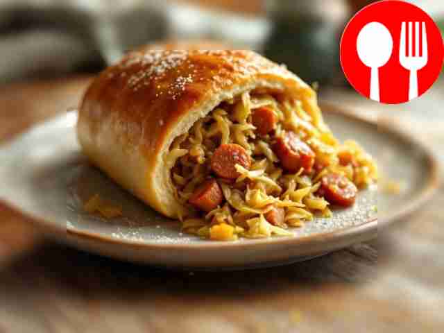 Капустный пирог на кефире