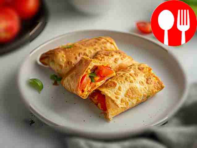 Crispy Mexican chimichanga