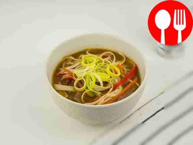 Crab noodle soup