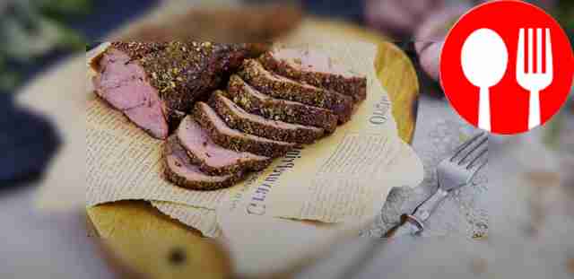Beef tenderloin with aromatic herbs