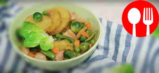 Курица с картофелем в медовом соусе