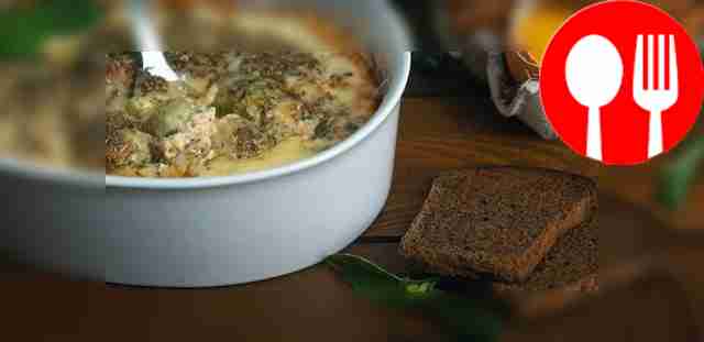 Овощная запеканка под сырной шапкой