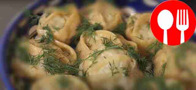 Манты с мясом