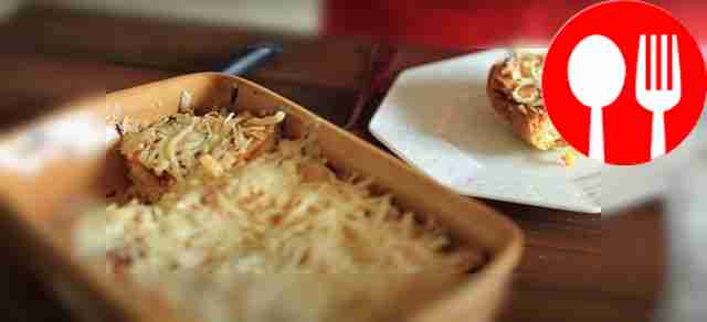 Грибная лазанья