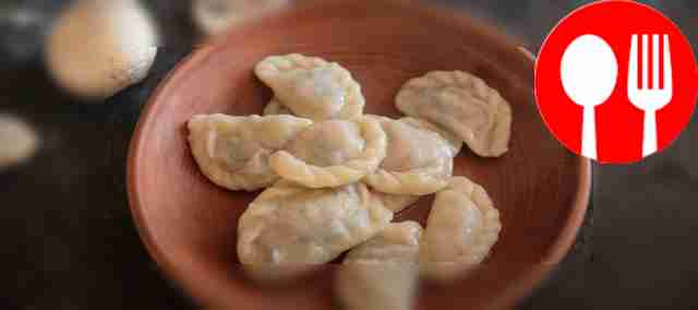 Постные вареники с картошкой и грибами