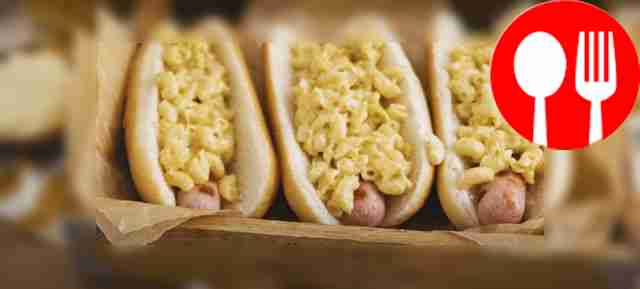 Хот-доги с макаронами