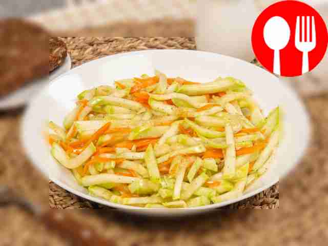 Korean pickled zucchini