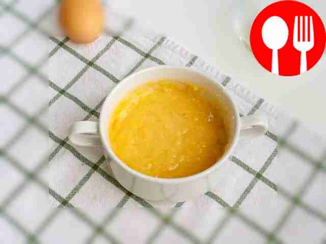 Mix everything thoroughly so that there are no lumps.