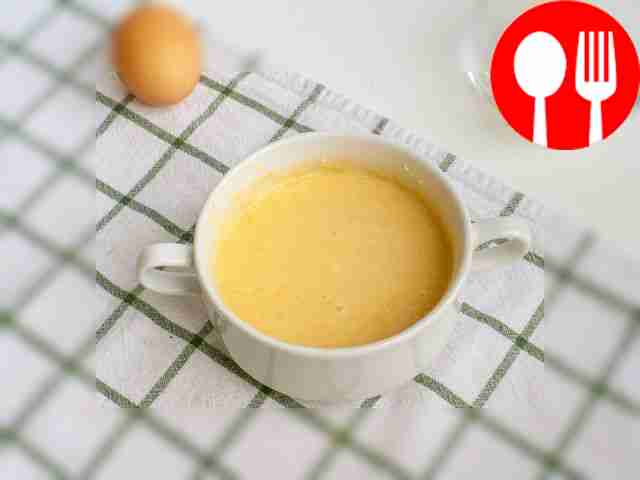 Gently stir the dough until smooth.