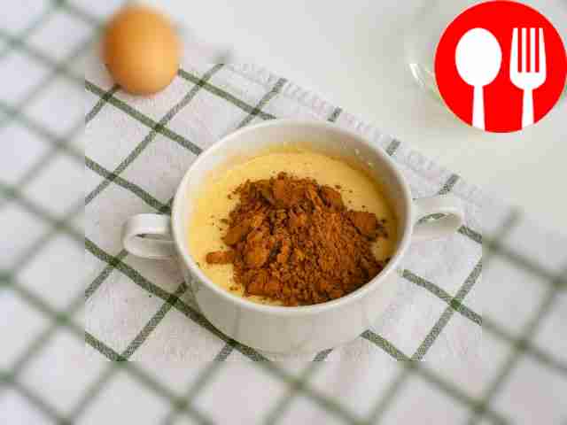 Add cocoa to the dough and mix well until the...