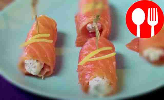 Red fish rolls