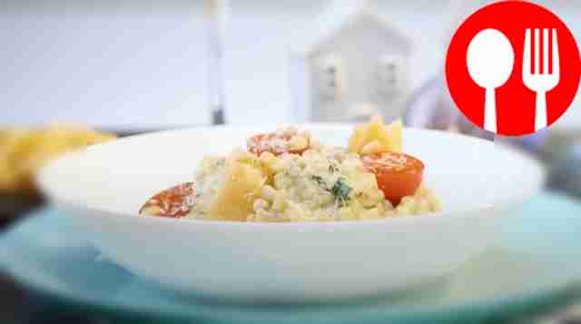 Risotto with spinach