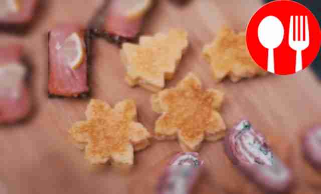 Бутерброды-звездочки