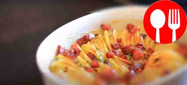 Картофель-гармошка