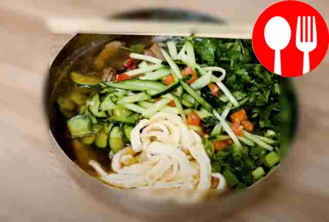 Korean soup kuksu (kuksi)