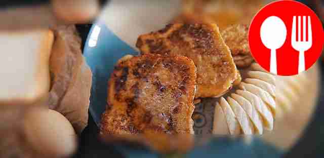 French toast with bananas