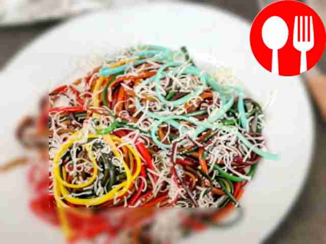 Цветные макароны