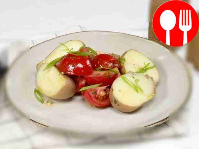 Quick pickled tomatoes