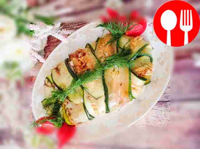 Zucchini cake with filling “Juicy Summer”