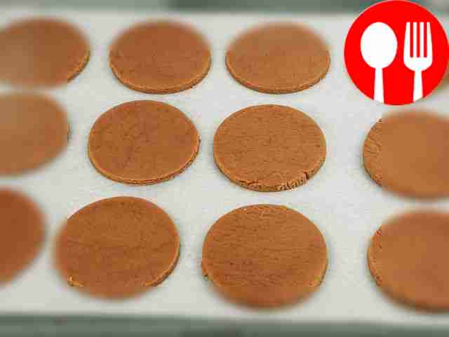 Using a metal ring, mold or cup, cut out...