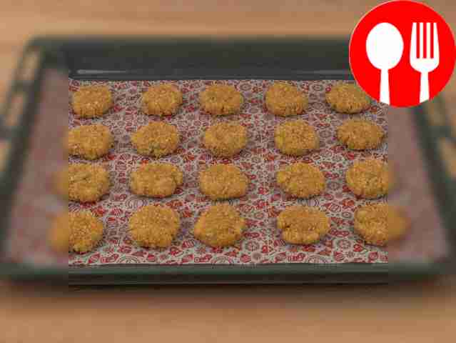 Place the gingerbread cookies on a baking...