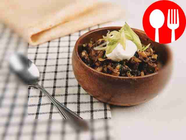 This appetizer can be served on toast from...