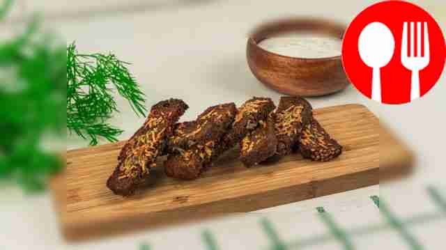 Croutons from Borodino bread