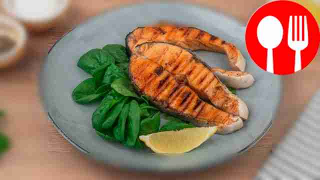 Лосось на гриле