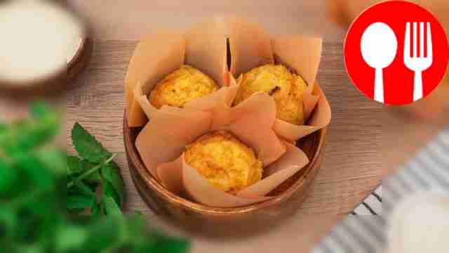 Полезные кексы из творога