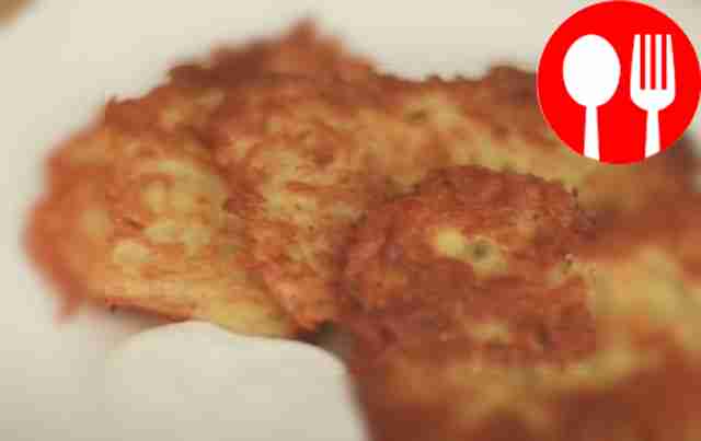 Золотистые картофельные драники Golden potato pancakes