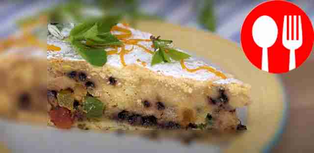 Пряный пирог с цукатами