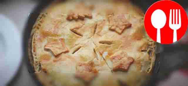 Американский пирог с карамелью