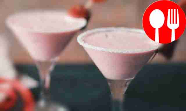 Cocktail “Strawberries and cream”