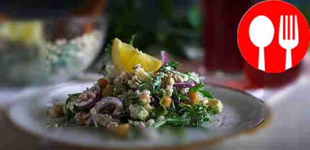 Healthy salad in a hurry