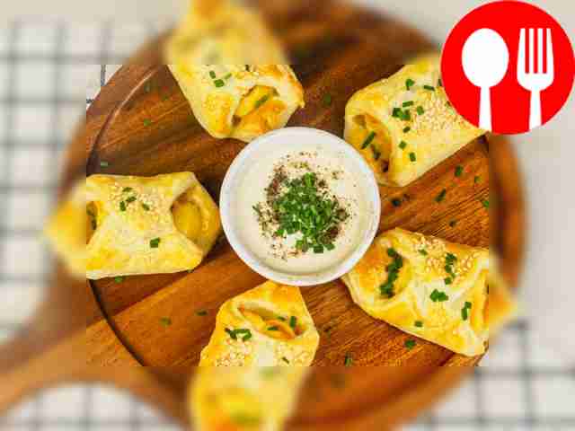 Bacon and cheese puffs