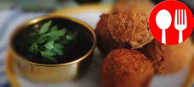 Arancini with mozzarella